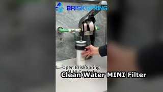 Öffnen Sie den zentralen Wasservorfilter BriskSpring MINI