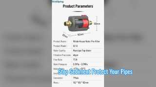 HZ A Horizontal Whole House Water Pre Filter Solution