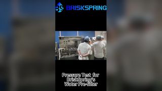 Wasserfilter-Drucktest | Qualitätsprüfprozess im Werk