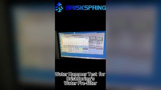 Wasserschlagtest | Prüfung der Haltbarkeit von Wasserfiltern