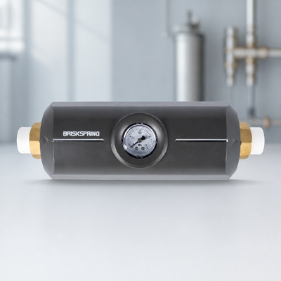Y1 Ganzhaus physikalischer Wasserentkalker mit integriertem Manometer für salzfreie Kalkkontrolle