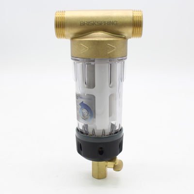 Drehbeschleunigung hinunter Sediment-Wasser-Vor-Filter mit Scrapper, 40 Mikrometer wiederverwendbares Flushable-Vorfiltrations-System