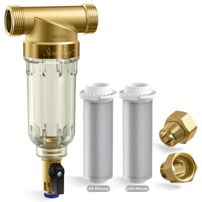 40 Mikrometer Flushable-Filtrations-Drehbeschleunigung hinunter Wasser filtern vor für Haus