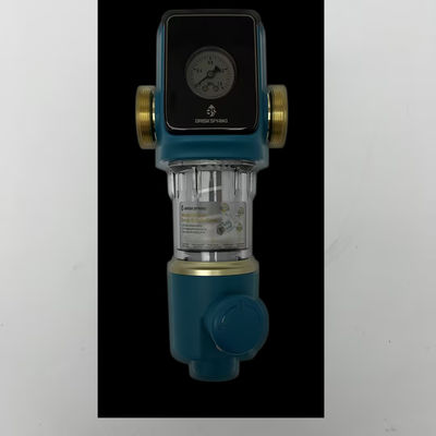 Doppeltes verkratzendes Wasser filtert vor Messinginstallationen 5T für ganzen Haushalt