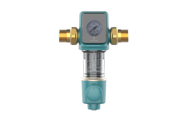 40 Mikrometer Spin Down-Sedimentwasserfilter für das ganze Haus mit Schaber für Stadt- / Leitungswasser