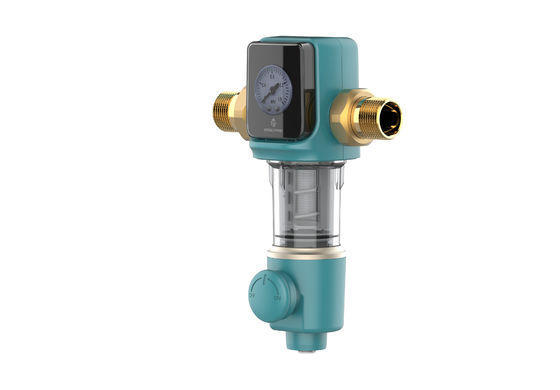 40 Mikrometer Spin Down-Sedimentwasserfilter für das ganze Haus mit Schaber für Stadt- / Leitungswasser