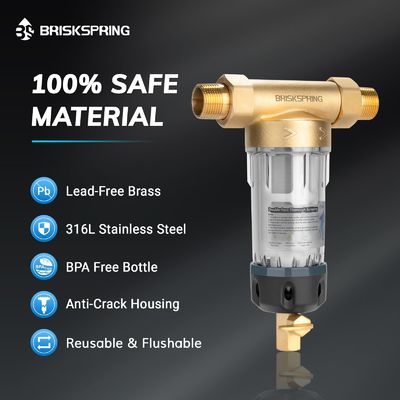 BriskSpring Spin-Down-Sediment-Vorfilter für die Filtration des gesamten Hauses