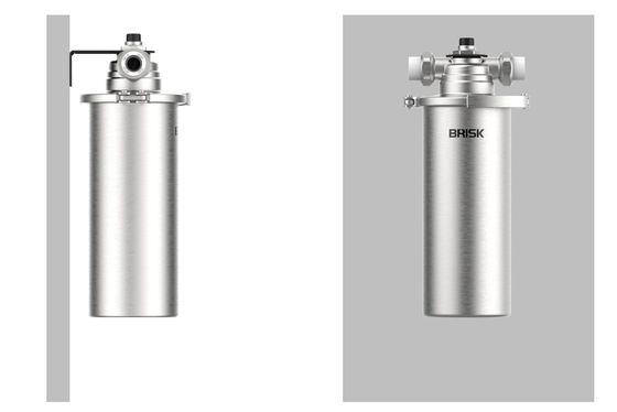 5 Mikron Filtrationsvorfilter aus Edelstahl mit manuellem Druckentlastungsventil