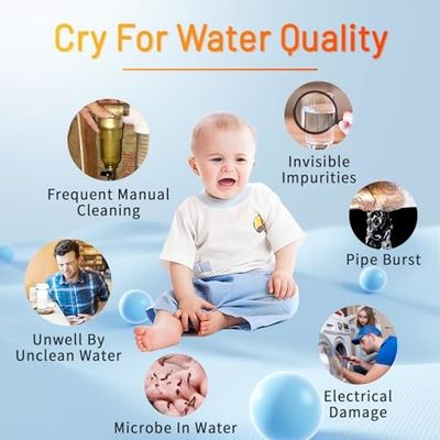Lebensmittelqualität Edelstahl-Schirm Wasser Vorfilter Hochfluss Leitungswasser sicher Haushaltsreinigungssystem