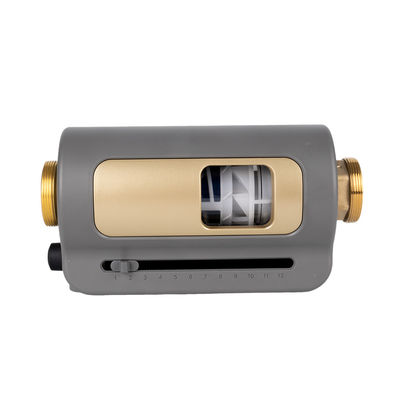 Horizontaler Wasserfilter mit automatischer Rückspülung und hohem Durchfluss für den privaten und gewerblichen Gebrauch. Zuverlässige Entfernung von Sedimenten und Verunreinigungen.