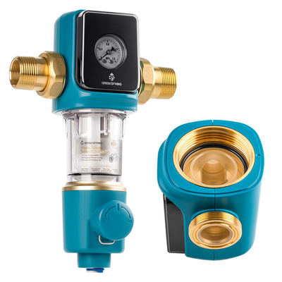 Premium 40 Mikroner Sedimentvorfilter mit BPA-freiem Auto-Backwash-Scraper für den Heimgebrauch