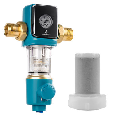 Premium 40 Mikroner Sedimentvorfilter mit BPA-freiem Auto-Backwash-Scraper für den Heimgebrauch