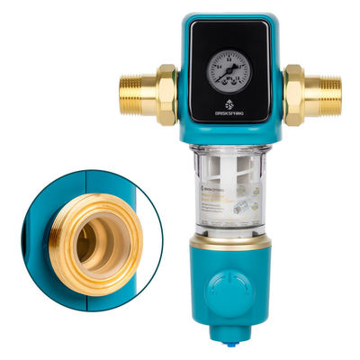 BPA-freier Sediment-Vorfilter mit Siphon-Rückspül-Spin-Down-Design für den Hausgebrauch