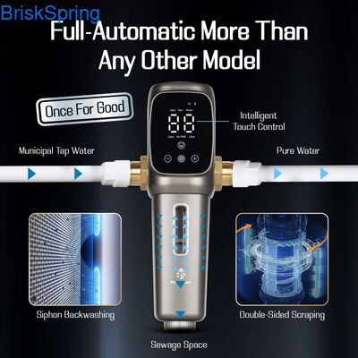 Universaler automatischer Selbstreinigungs-Sedimentfilter für das ganze Haus für sicheres und gesundes Wasser