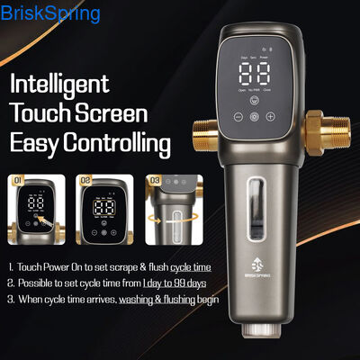 Automatischer Rückwaschvorfilter Intelligenter Sedimentfilter, Hochstromvorfilter für Villa, Wohnung und Wasserzufuhr in Haushalte