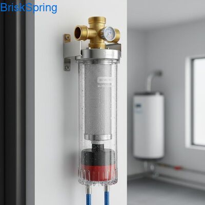 40 Mikron vollautomatischer wiederverwendbarer Spin-Down-Sedimentfilter für die Vorfiltration von Wasser im ganzen Haus