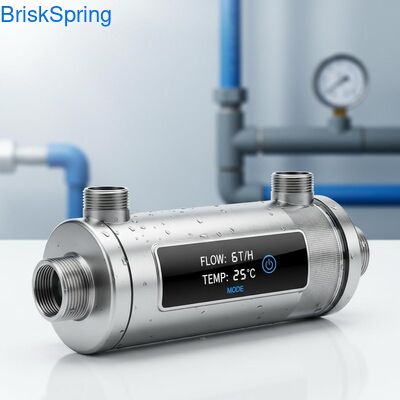 Hochstrom 6T H 316L Edelstahlnetz-Wasservorfilter für das ganze Haus mit Berührungssteuerung