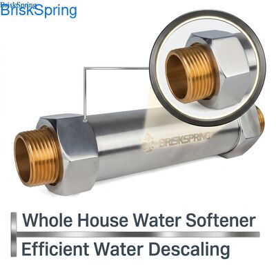 1" Wasserenthärter für das ganze Haus, 1-2 Tonnen/Stunde Durchfluss, Material SS304