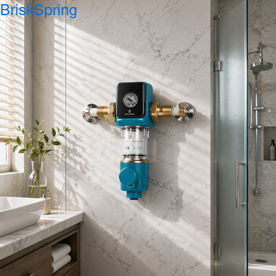 Wiederverwendbarer 40/300 Mikroner Schwerlast-Spin-Down-Sedimentfilter für die Wasserfiltration im ganzen Haus