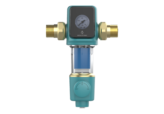 Verbesserter Spin-Down-Sediment-Vorfilter mit gestapelter Scheibenfiltrationstechnologie und automatischer Selbstreinigung für 22 GPM Durchflussrate