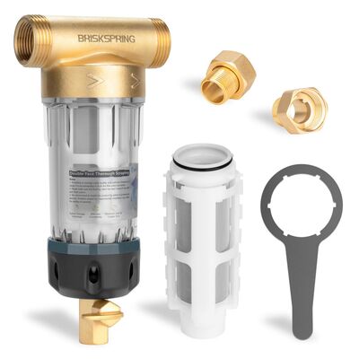 Vierte Generation manueller Ganzhaus-Wasser Vorfilter mit 40 µm Filtrationsgenauigkeit und wiederverwendbarem Netzfilter