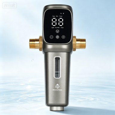 Vollautomatischer Wasservorfilter für das ganze Haus mit 40 Mikron Präzisionsfiltration und SUS 316L Edelstahlnetz
