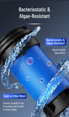 BriskSpring HZ-D 40 Mikrometer Ganzhaus Sediment Vorfilter mit 7 T / H Fluss und 360 Grad Drehinstallation