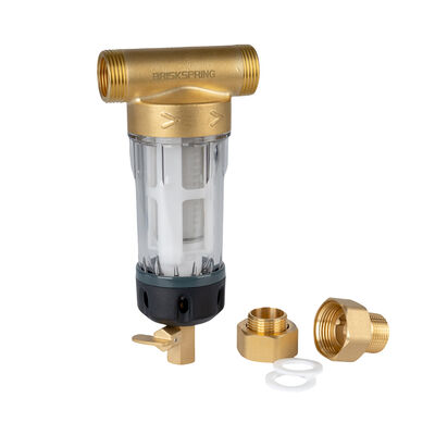 Ganzhaus Spin-Down Sediment-Wasser Vorfilter mit 40-Mikron-Filtration, wiederverwendbarem Design und lebensmittelechtem SS316L-Gewebe