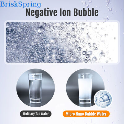 1440° Multi-Joint Rotation Micro Nano Bubble Faucet Aerator mit 1,09 × 108 ± 1,65 × 107 Partikeln/ml Blasenkonzentration und H59-1 Messing + SUS304 Edelstahlkonstruktion