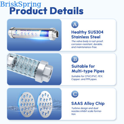 Q1 Whole House Non-Salt Water Descaler Wall-Mounted Anti-Scale System with 10-Year Service Life