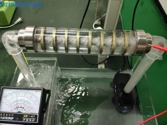 Salt-free Physical Water Descaler for Continuous Treatment with Customizable Flow Rate
