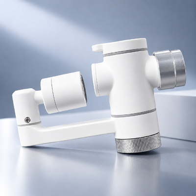 BriskSpring JP-001 Mikro-Nanoblasen-Wasserhahnreiniger mit 360° schwenkbarem Perlator und austauschbarem Filter mit Gas-Flüssigkeits-Schneidetechnologie