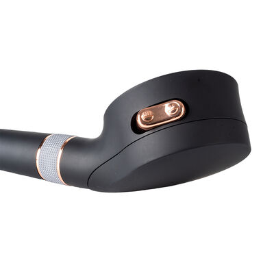 Schwarz-Rose-Gold-Mikro-Nano-Blasen-Duschkopf 3 Sprühmodi Wasser sparen Handdusche