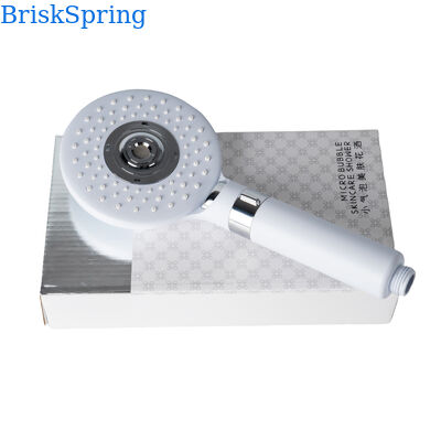 Micro Nano Bubble Handheld Duschkopf 3 Sprühmodi SUS304 ABS Wasser sparen BriskSpring