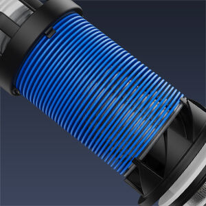 BRISKSPRING Whole House Water Filter with 40 Micron Filtration Manual Backwash and Stacked Disc Technology