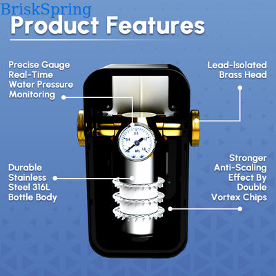 Whole House Water Descaler 5000L/H No Electricity Anti Scale Device with 99.99% Anti-Bacterie