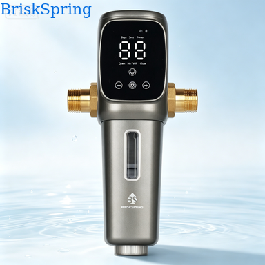 Fully Automatic Backwashing Water Pre Filter with 40 Micron Precision Filtration and SUS 316L Stainless Steel Mesh Whole House Water Prefilter