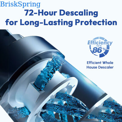 Salt Free Non Electric Water Descaler and Water Scale Inhibitor with 10 Year Service Life for Whole House Inline Physical Scale Control