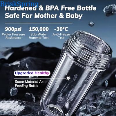 40 Micron Reusable Mesh Water Pre Filter with Water Driven Self Cleaning Scraper for Whole House Spin Down Sediment Filter