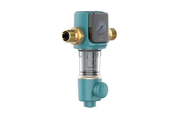 Mehrfachverwendbarer Wasserfilter für das ganze Haus 300 Mikron Spin Down Wasser-Sedimentfilter für das Haus
