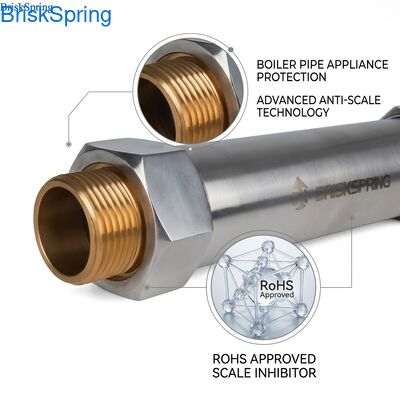 Wasserenthärter-Salzfreies System, Anti-Kalk Wasseraufbereiter für Boiler, Rohre und Geräte, RoHS-Zulassung 0,15 MPa