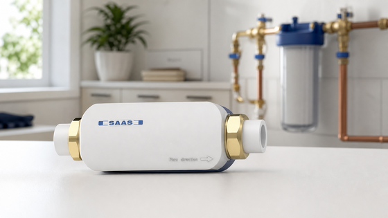 Ganzhaus-Fysischer Wasseraufwärmer mit reiner physikalischer Ionenpolarisierung ohne Salzregeneration und kompakter Inline-Konfiguration