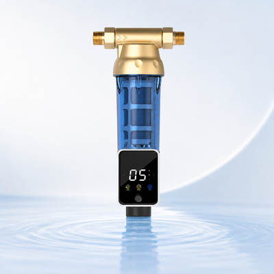 BriskSpring Q2-BS Automatische Ganzhaus Sedimentvorfilter mit 40 Mikron Filtration und SUS316L Edelstahlgewebe