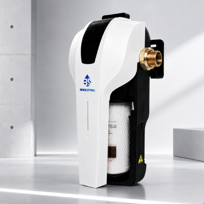 BriskSpring N1-2C-BS Ganzhauswasserfiltrationssystem mit 1-10 Mikron Filtration und 3 T/H Durchflussgeschwindigkeit mit Quick-Service-Patrone