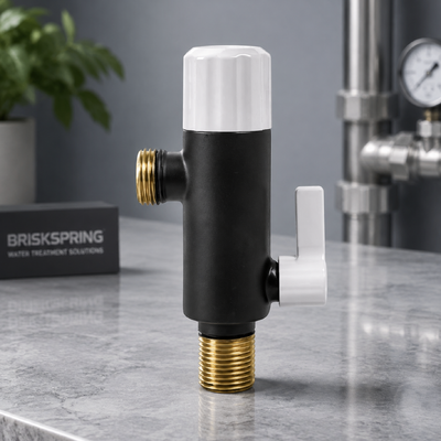 BriskSpring M81-BS MSAP Bioaktiver Anti-Schale-Wasserfilter mit 99% Schale-Hemmung und 400 Mikron-Filtration