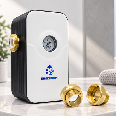 Ganzhaus Wasserentkalker mit 99,99% antibakterieller Leistung 5000L/H Durchfluss Keine Stromversorgung erforderlich
